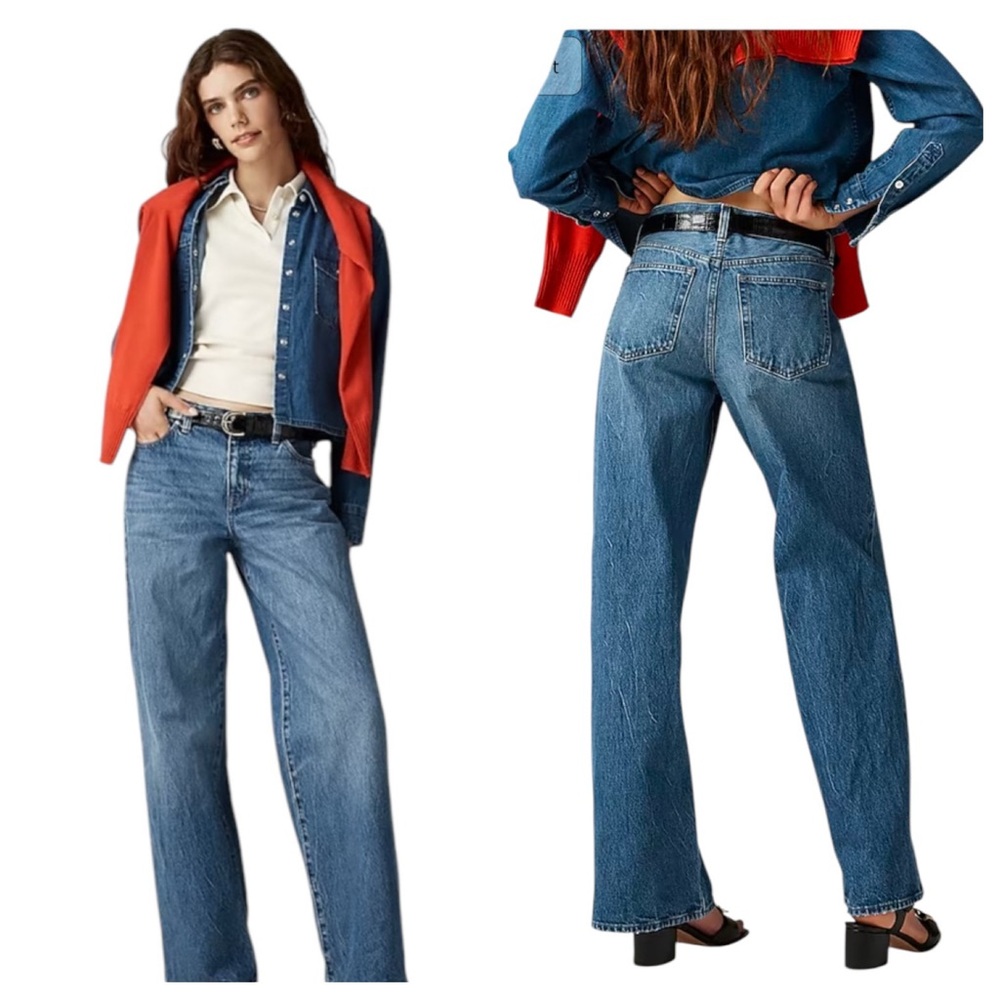 J Crew ‘84 Lower Rise Wide Leg Jean in Effie Wash | 29 NWT - Picture 2 of 13